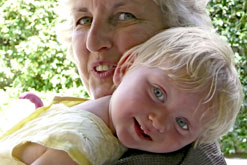 Sue Tollefsen and her daughter