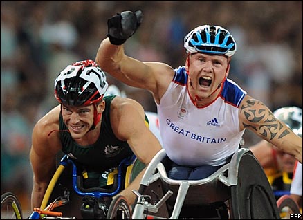 Kurt Fearnley and David Weir