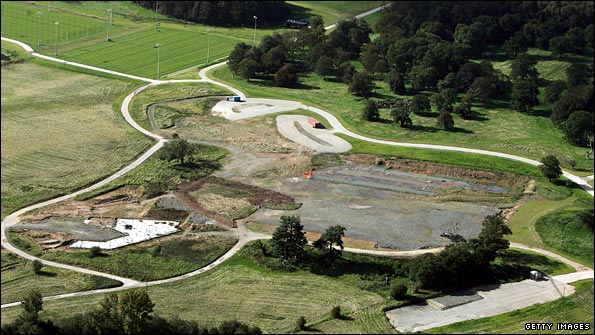 The undeveloped site of the National Football Centre at Burton