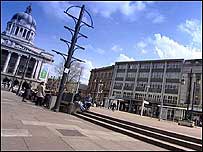Nottingham town centre