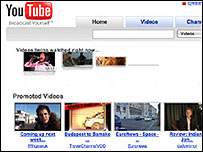 YouTube sayfası