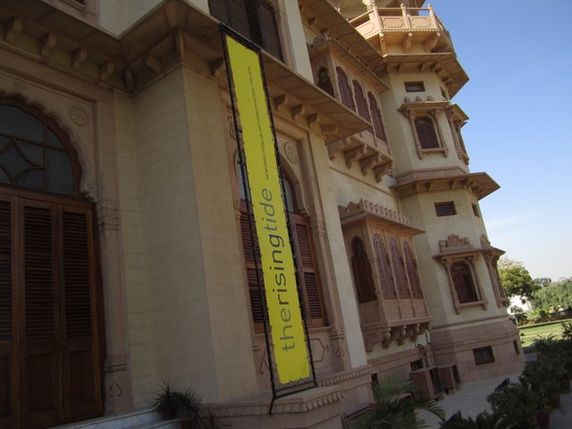 Mohatta Palace, Karachi. The Rising Tide exhibition continues for another five weeks.