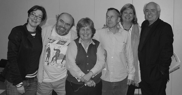 The News Quiz panel, earlier