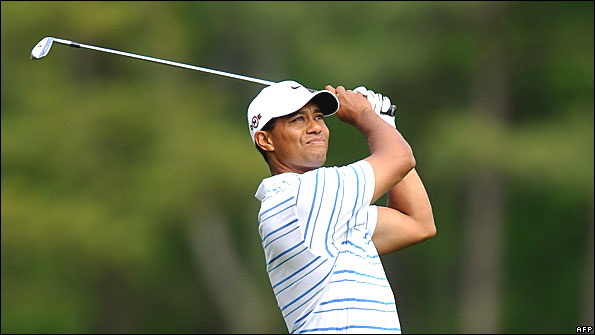 Tiger Woods photographed by Tim Clary