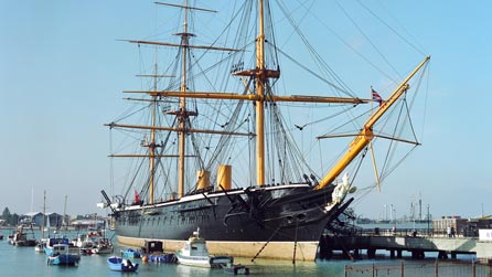 HMS Warrior in Portsmouth