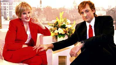 Ancona and McGowan as Richard and Judy.