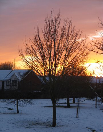 Sunset in Up Hatherley