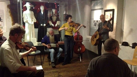 Rhythm and Rhyme Day at the National Wool Museum. Photo: Samantha Wynne-Rhydderch