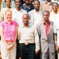 With colleagues from the local education office