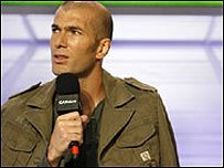 齐达内接受法国电视采访