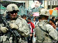 Soldados americanos no Iraque