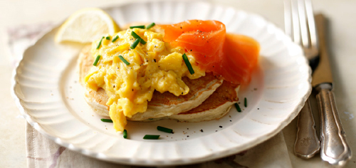 Buckwheat blinis by Sophie Dahl