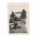 Tom Canning looking pensive on a leadership course Milan 1946