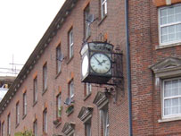 Minnie Lansbury's clock on the Bow Road