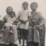 Fellow officer with his family.