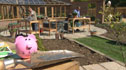 Toby Buckland and Joe Swift making hanging baskets
