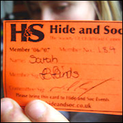 Sarah's membership card