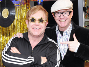 Elton John with Chris
