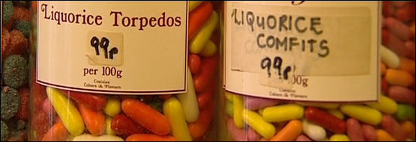 Old fashioned sweets from Aunt Sally