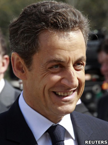 French President Nicolas Sarkozy
