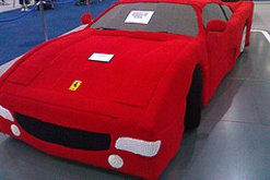 Knitted Ferrari