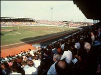 Highfield Road in 1978 as seen from the Main Stand