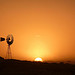Sunset over the pampas