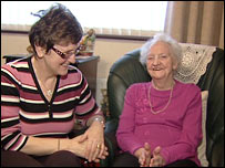 Roberta Young and Margaret Gamble