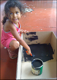 Making_a_solar_cooker