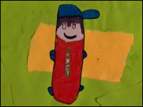 A character designed by a project participant