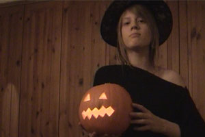 When Rebecca was a little girl she loved going out trick or treating...