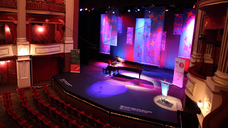 The stage. Photo © Brian Tarr