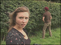 Don't camp near a bush!