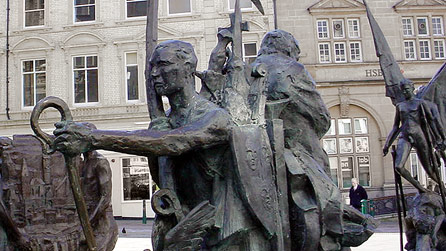 Newport chartists statue
