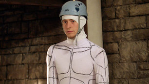 A futuristic body suit