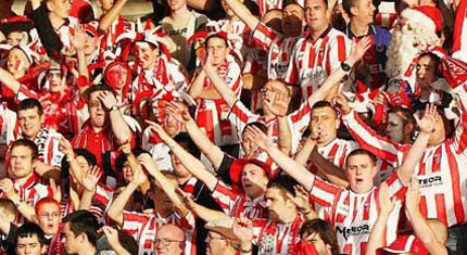 Fans of Derry City