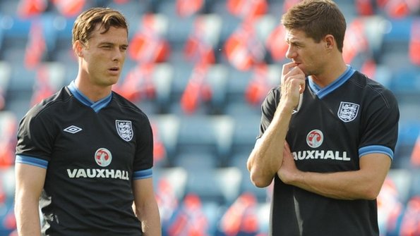 Scott Parker and Steven Gerrard 