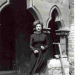 "Teddy" Wheeler outside the schoolhouse Cranfield.The house was the local Home Guard HQ.Under the stairs Bren guns,grenades and rifles were stored."If we're hit we'll all go up"complained mother Lilley."Yes" replied father laconically.