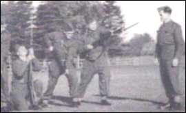 Training during World War Two 