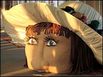 My Big Hat (detail) by Helen Breach