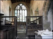 The chapel at Haddon Hall