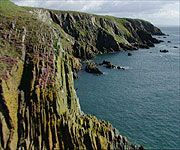 Aerial picture of the Galloway coast