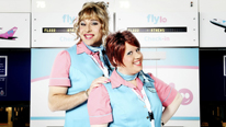 David Walliams and Matt Lucas star in Come Fly With Me, their new "mockumentary" series about life in an airport