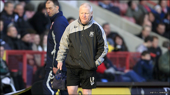 Tranmere Rovers manager Les Parry.