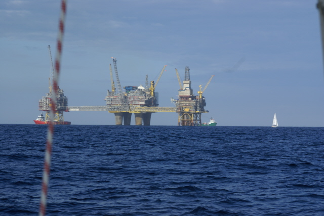 Oseberg platform.