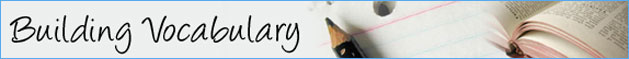 Vocabulary building