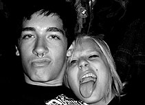 Two teenagers