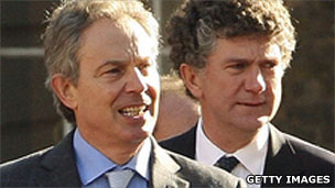 Tony Blair and Jonathan Powell