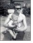 Dave, Mark and puppy