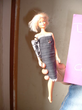 Barbie's dress and bag